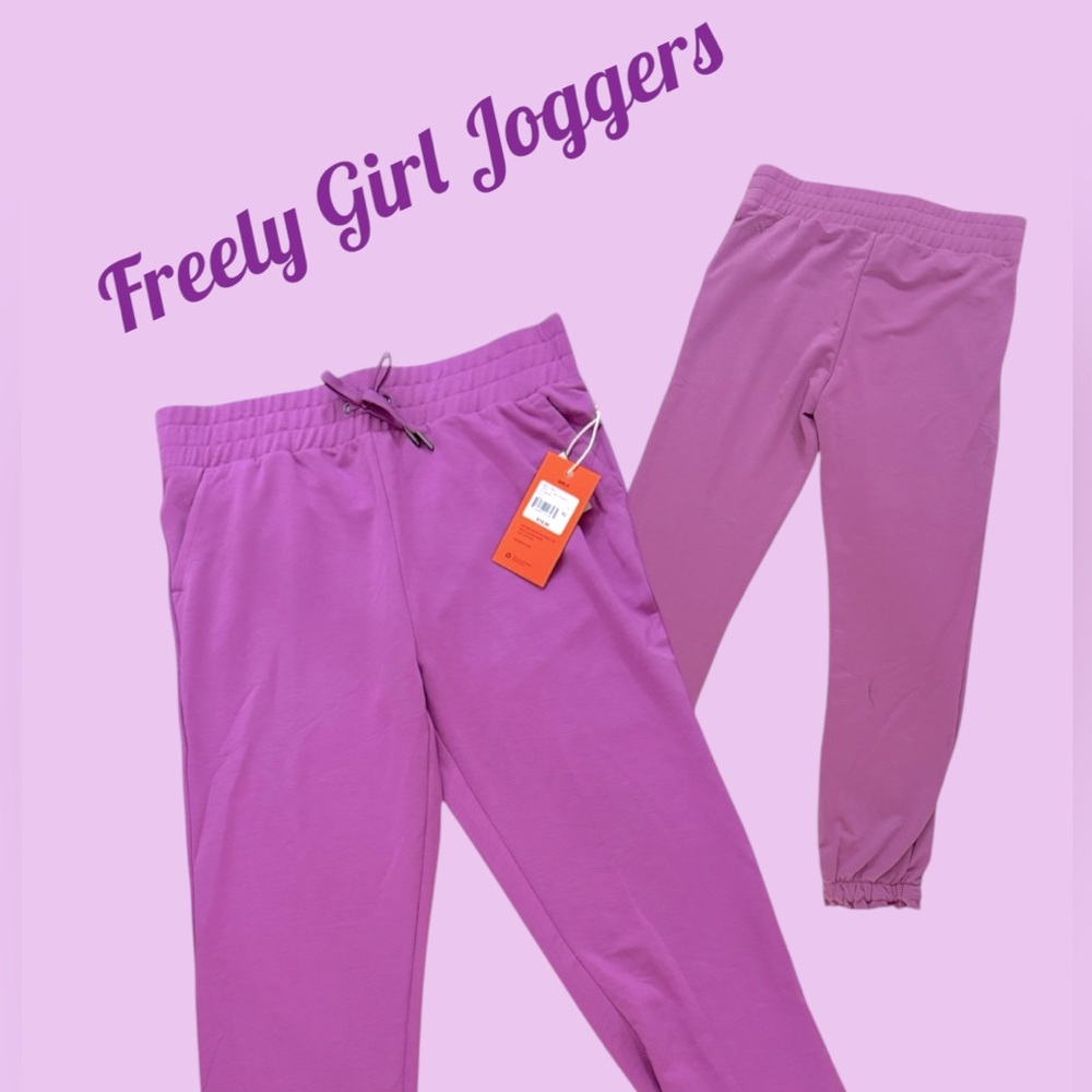 Freely Girl Joggers - Mulberry- New